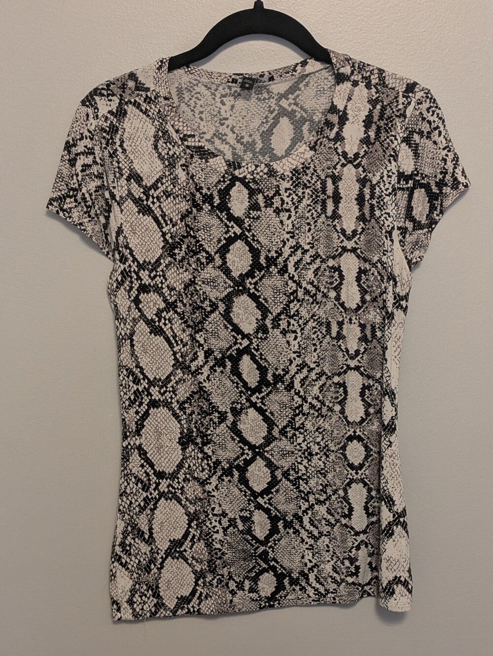 Express Snake Print Crew T Shirt